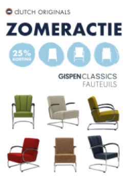 Zomeractie Gispen Classic fauteuils t/m 1 september 2024